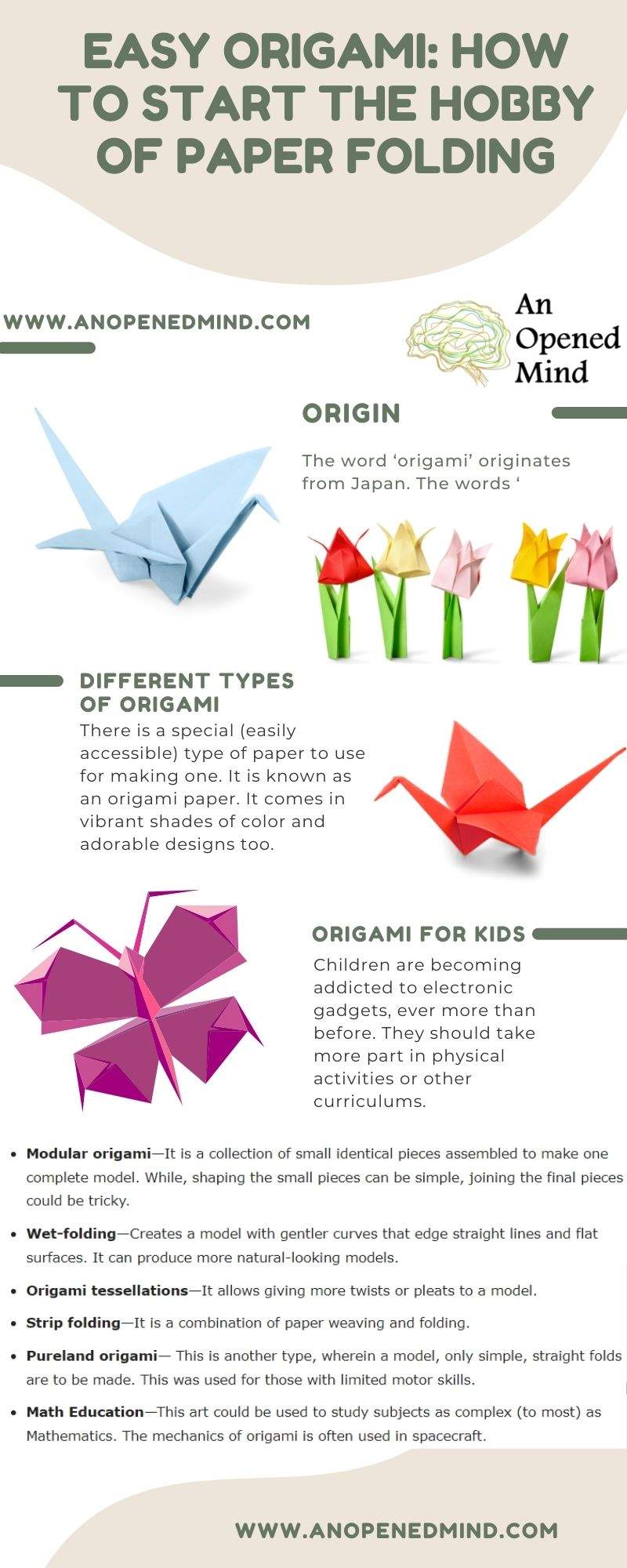 Easy Origami How to Start the Hobby of Paper Folding
