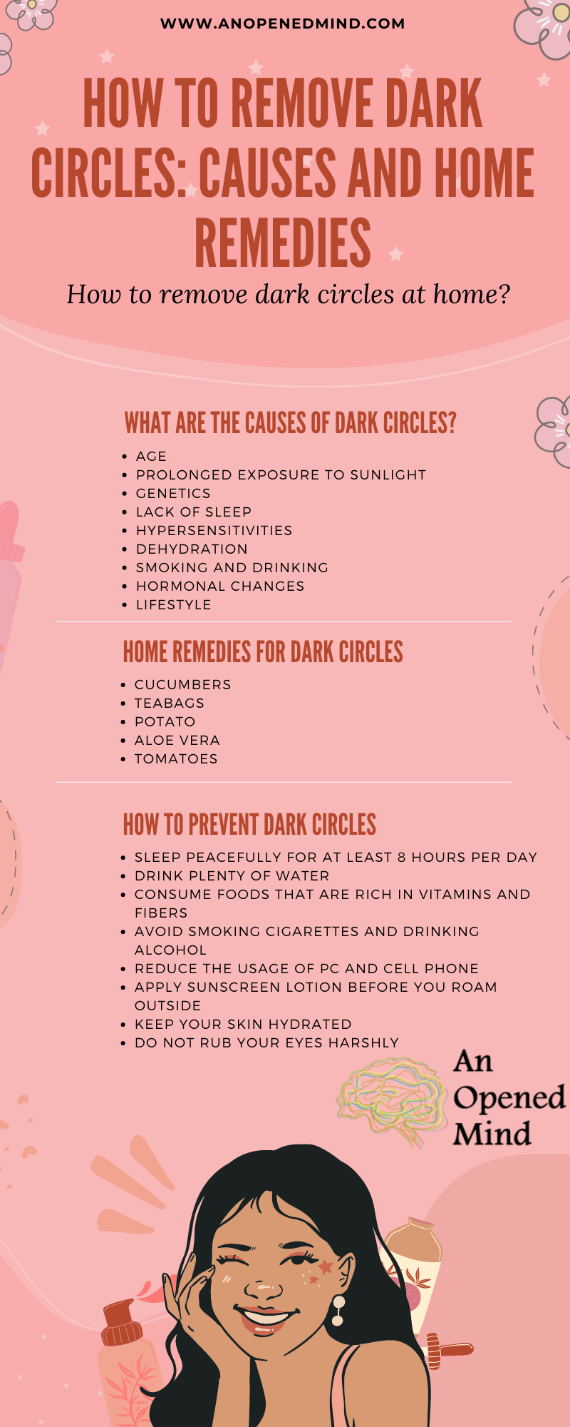 How to Remove Dark Circles Causes and Home Remedies